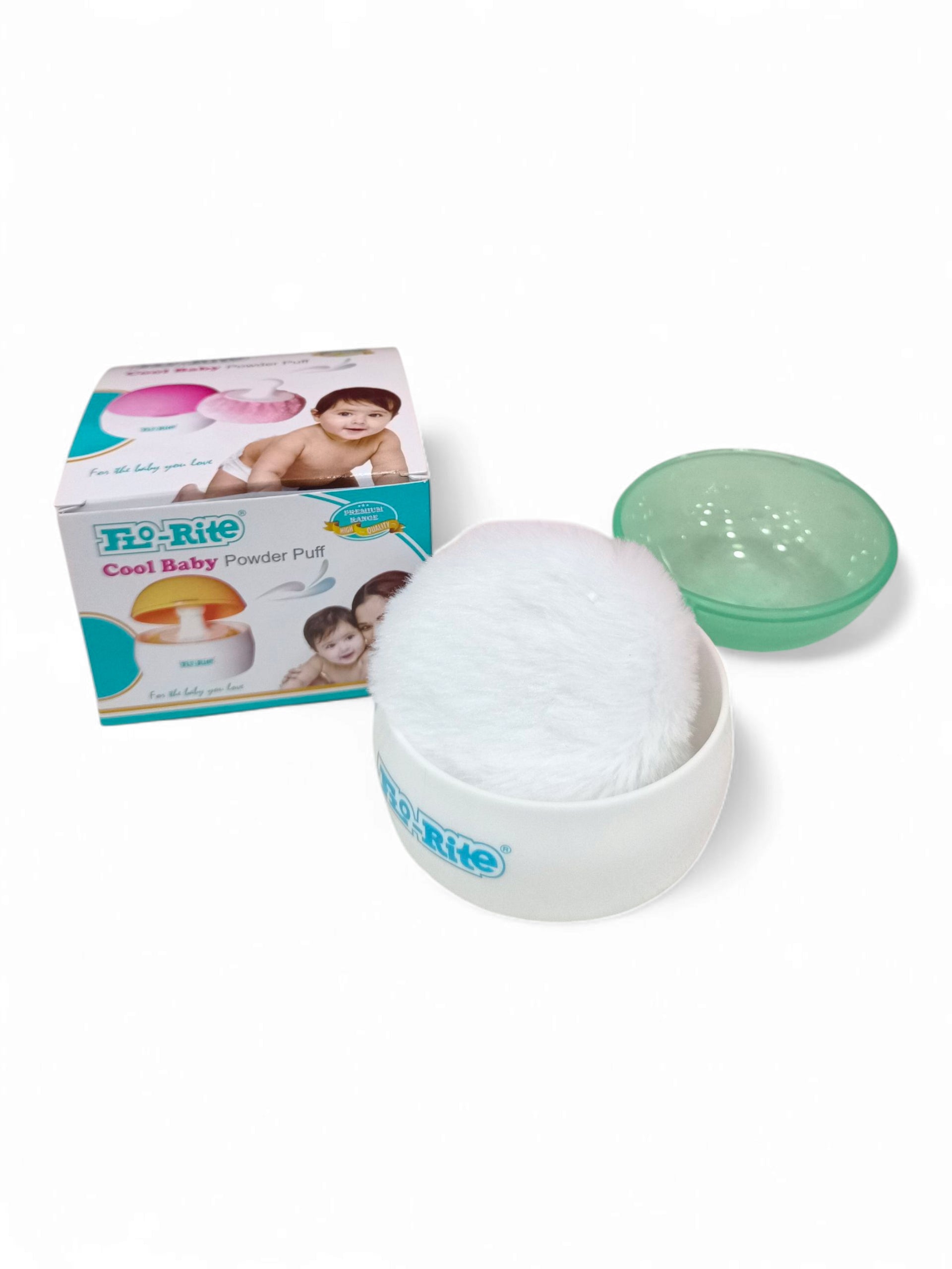 FLO RITE POWDER PUFF GREEN FLO RITE POWDER PUFF GREEN